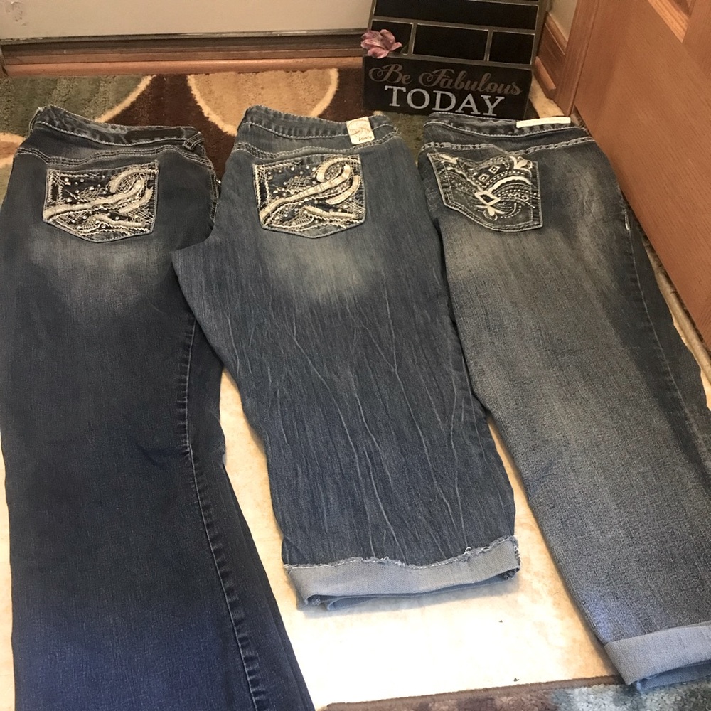 Women’s Plus Size Denim Premium Vanity Collection/Rhythm Blues Crops/Jeans